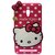 FOR Asus Zenfone 5 A501CG  Cute cartoon Hello Kitty Silicone With Pendant Back Case Cover For Motorola Moto X Play (PINK)