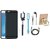 Redmi A1 Soft Silicon Slim Fit Back Cover with Ring Stand Holder, Selfie Stick, Earphones, USB LED Light and AUX Cable