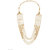 Minha Multicolour Gold plated brass necklace