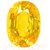 Yellow Sapphire Pukhraj Stone Natural Oval Shape 6.16 Ratti