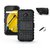 Anvika Rugged Hard Back Cover Kickstand Armor Case for Motorola Moto E2 2nd Genaration (Black)