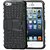 Anvika Hybrid Military Grade Armor Kick Stand Back Cover Case for   Iphone 5 / 5S (Black)