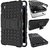 Anvika Military Grade Armor Kick Stand Back Cover Case for One Plus 1+X OnePlus X , Black