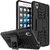 Anvika Hybrid Military Grade Armor Kick Stand Back Cover Case for Oppo F1   (Black)