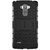 Anvika Defender Tough Hybrid Armour Shockproof Hard PC + TPU with Kick Stand Rugged Back Case Cover for LG G Stylo LS770- Black