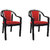 Supreme - Ornate Chair Black/Red(Buy 1 Get 1 Free)