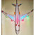 Airbus Flashing Lights Aeroplane Music Kids Toy Aircraft Baby toys Plane