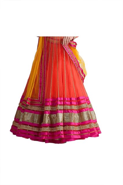 Hot Deal- 7 Colors Lifestyle Womens Net Lehenga Choli in Rs. 699/- (mrp  3975)-Amazon