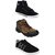 Chevit Men's Trio COMBO Pack Of 3 Training Shoes with Sneakers
