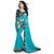 Roshni Fashions New Combo Of Rama And Sky Blue Saree With Blouse Piece(Sky blue-rama)