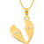 Vidhi Jewels Gold Plated True Love Heart  Key Alloy  Brass Pendant  for Women  Girls VP259G