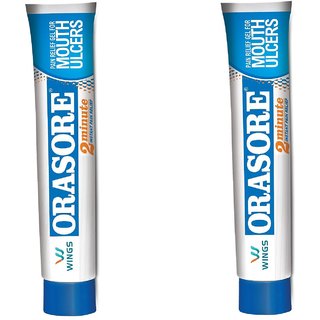 Buy Orasore Mouth Ulcer Relief Gel 12 Gm Pack Of 2 Online 130 From Shopclues