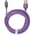 Jango Yuron Indestructible Hi-Speed Cable For All Android Phones Sync  Charge Cable  (Purple)