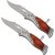Fangli Button Pack of 2 Foldable Button knife With Led