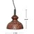 AH  Brown Color Geometrical Design Iron Pendant Light / Ceiling Lamp Ceiling Light / Hanging Lamp Hanging Light  ( Pack of 2 )