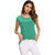 Aashish Garments - Green Summer Round Neck Womens Top