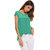 Aashish Garments - Green Summer Round Neck Womens Top