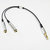 3.5mm jack 1to2 Splitter Audio Adapter Cable for Apple Samsung HTC LG silver