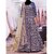 Salwar Soul Womens New Designer Blue Embroidery Work Semi-Stitched Wedding Salwar Suit For Girls