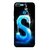 Printed Cover letter S ( big S, letter S in blue, Watery S, Black Background) Printed Designer Back Case Cover for Huawei Honor 9 Lite