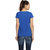 SharkTribe Womens' Blue Graphic Print Round Neck Tshirts