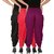 Dhoti Pants Women - Culture the Dignity Women's Lycra Side Plated Dhoti Patiala Salwar Harem Pants Combo - C_SP_DH_BPP1 - Black - Pink - Purple - Pack of 3