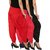 Dhoti Pants Women - Culture the Dignity Women's Lycra Side Plated Dhoti Patiala Salwar Harem Pants Combo - C_SP_DH_BPR - Black - Pink - Red - Pack of 3