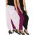 Dhoti Pants Women - Culture the Dignity Women's Lycra Side Plated Dhoti Patiala Salwar Harem Pants Combo - C_SP_DH_BP1W - Black - Purple - White - Pack of 3
