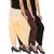 Dhoti Pants Women - Culture the Dignity Women's Lycra Side Plated Dhoti Patiala Salwar Harem Pants Combo - C_SP_DH_BB2C - Black - Brown - Cream - Pack of 3