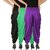 Dhoti Pants Women - Culture the Dignity Women's Lycra Side Plated Dhoti Patiala Salwar Harem Pants Combo - C_SP_DH_BGV - Black - Green - Violet - Pack of 3
