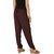 Culture the Dignity Women's Rayon Solid Casual Pants Office Trousers With Side Pockets Combo of 3 - Brown - Maroon - Red - C_RPT_B2MR - Pack of 3 - Free Size