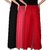 Culture the Dignity Women's Rayon Solid Palazzo Pants Palazzo Trousers Combo of 3 - Black - Pink - Red - C_RPZ_BPR - Pack of 3 - Free Size