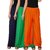 Culture the Dignity Women's Rayon Solid Palazzo Pants Palazzo Trousers Combo of 3 - Navy Blue - Green - Orange - C_RPZ_B3GO - Pack of 3 - Free Size