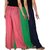 Culture the Dignity Women's Rayon Solid Palazzo Pants Palazzo Trousers Combo of 3 - Navy Blue - Green - Baby Pink - C_RPZ_B3GP2 - Pack of 3 - Free Size