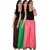 Culture the Dignity Women's Rayon Solid Palazzo Pants Palazzo Trousers Combo of 3 - Brown - Green - Baby Pink - C_RPZ_B2GP2 - Pack of 3 - Free Size