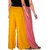 Culture the Dignity Women's Rayon Solid Palazzo Pants Palazzo Trousers Combo of 2 -  Baby Pink -  Yellow -  C_RPZ_P2Y -  Pack of 2 -  Free Size