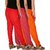 Culture the Dignity Women's Rayon Solid Casual Pants Office Trousers With Side Pockets Combo of 3 - Orange - Pink - Red - C_RPT_OPR - Pack of 3 - Free Size