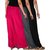 Culture the Dignity Women's Rayon Solid Palazzo Pants Palazzo Trousers Combo of 3 - Black - Grey - Magenta - C_RPZ_BG1M1 - Pack of 3 - Free Size