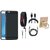 Samsung J7 Max Silicon Slim Fit Back Cover with Ring Stand Holder, Digital Watch, Earphones, USB Cable and AUX Cable