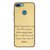For Huawei Honor 9 Lite and i promise you this ( good quotes, nice quotes, yellow background, quotes, and i promise you this ) Printed Designer Back Case Cover ByHuman Enterprise