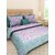 Dinesh Enterprises,Rajasthani Printed Cotton Floral King Size Double Bedsheets Wih 2 Pillow Cover