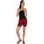 Culture the Dignity Women's Solid Rayon Shorts With Side Pockets Combo of 3 - Maroon - White - Yellow - C_RSHT_MWY - Pack of 3 - Free Size