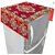 Nisol Shalil Crimson Maroon Refrigerator / Fridge Top Cover (Universal Size)