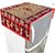 Nisol Classic Dancers Ombre Crimson Maroon Refrigerator / Fridge Top Cover (Universal Size)