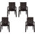 Sonata Premium Arm Chairs set of 4 (Brown)