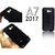 Black Heat Dissipation Hollow Net / Jali Designed Thin Soft TPU Back Case Cover for Samsung A7 2017/ A720 BY BRAND FUSON