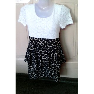 Women's Tops Round Neck Animal Print One Piece