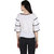 Jollify Casual 3/4th Sleeve Solid Women's White Top