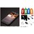 Vinnx 360 Degree Full Body Protection Front & Back Case Cover for Samsung Galaxy On 7 With Tempered Glass + LED Light + Otg Cable + Card Reader + Sim Adapter + Audio Splitter - Black  - Super Value Combo Offer