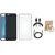 Oppo F1s Back Cover with Ring Stand Holder, Silicon Back Cover, USB Cable and AUX Cable